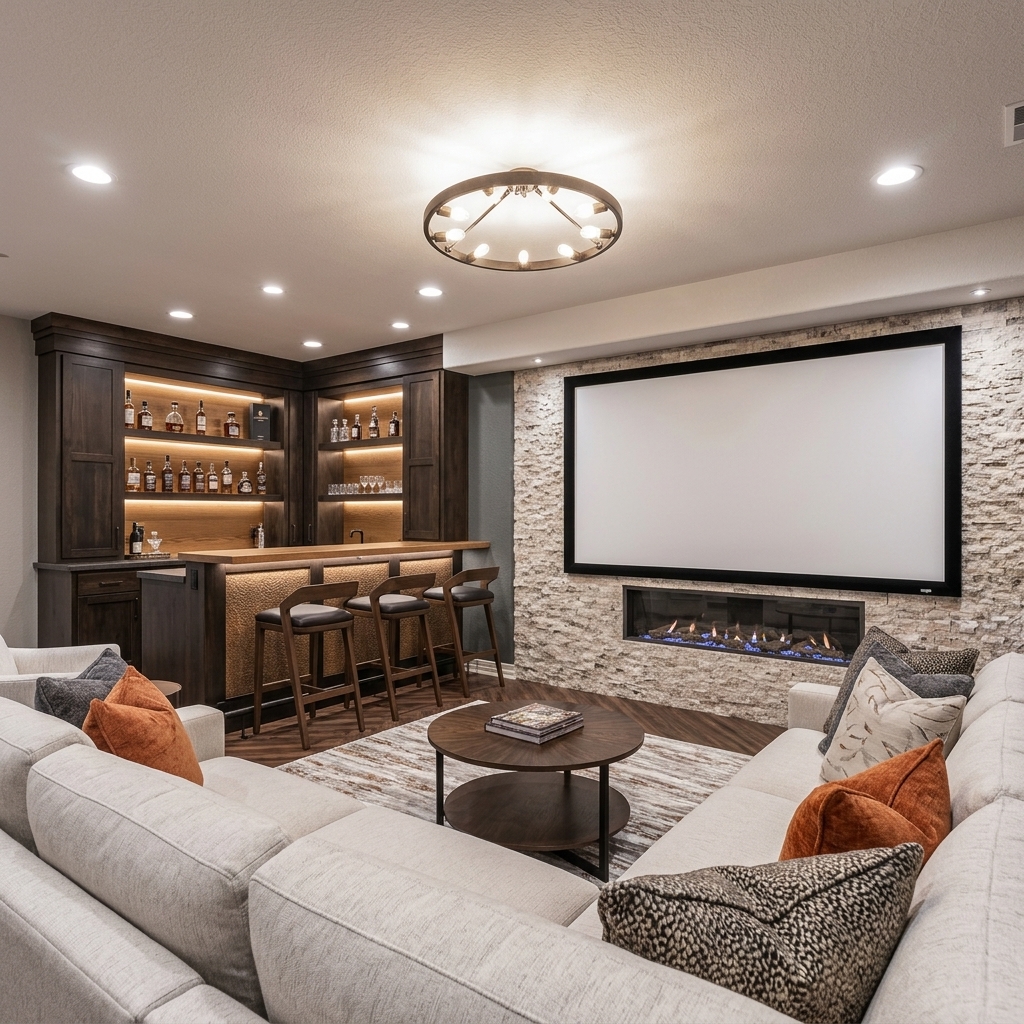 Laval Home Theatre Basement